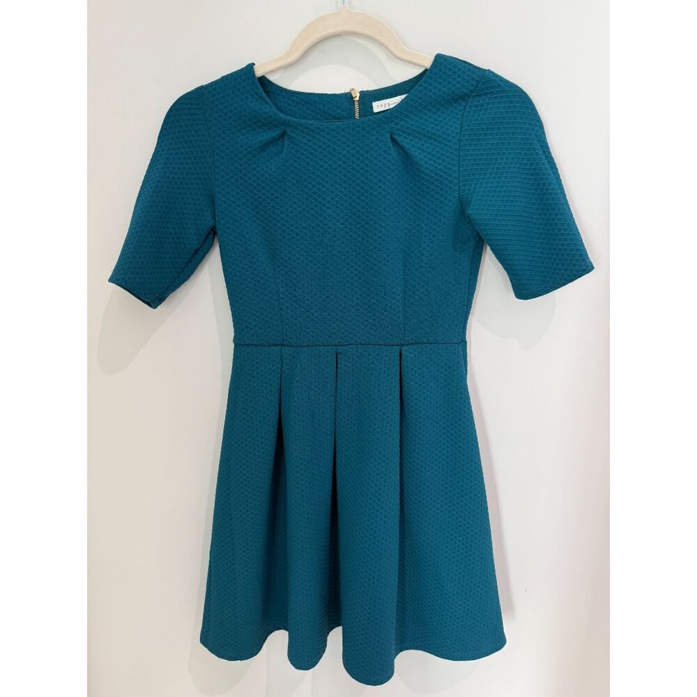 GIrl's Copper Key Fit & Flare Knee length Dress, size medium